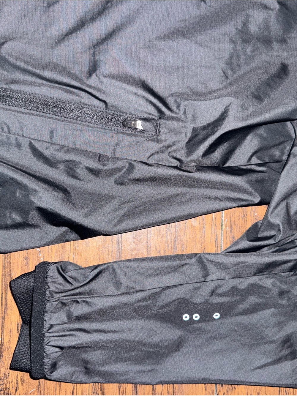 Nike Shield Racer Running Jacket | Women's Small Black Windbreaker - Picture 4 of 8